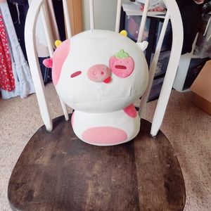 MEWAII 14" Strawberry Berries the Cow Plush